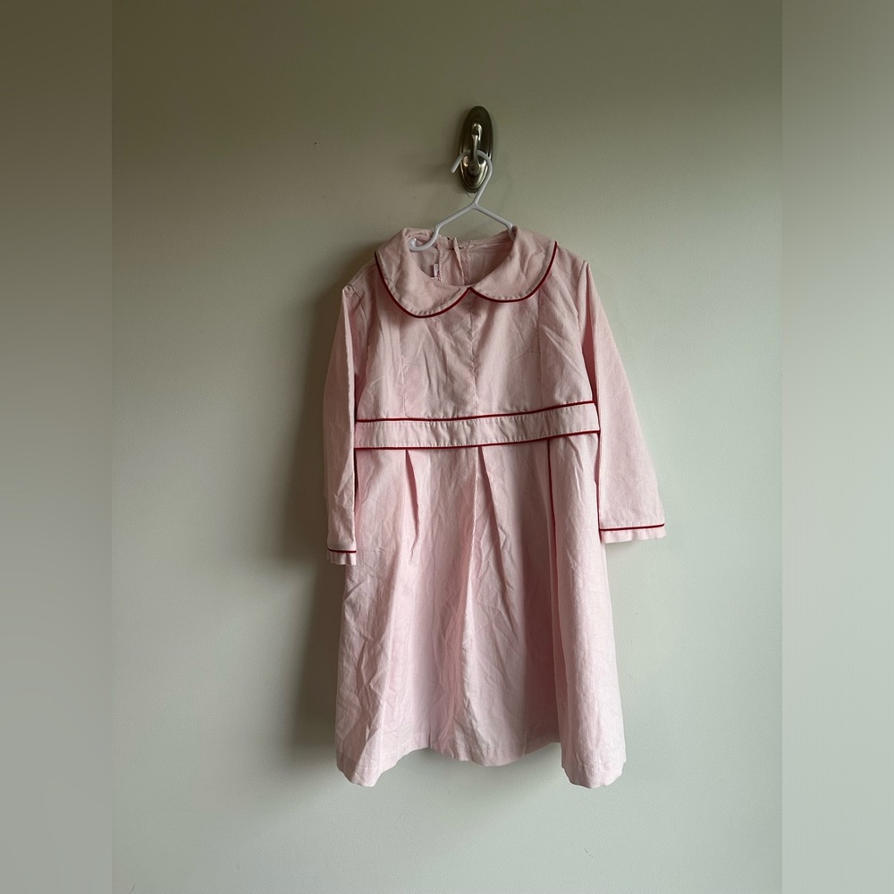Pears and Bears by Kayce Hughes Pink Corduroy Dress, Girl’s Size 5